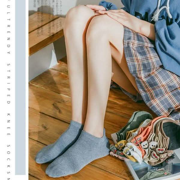 10er-Pack: Bestickte Socken für Damen mit Ausdrücken