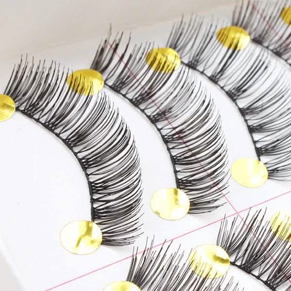 10 Paar: Künstliche Wimpern, handgemacht, natürlich, modisch, lang