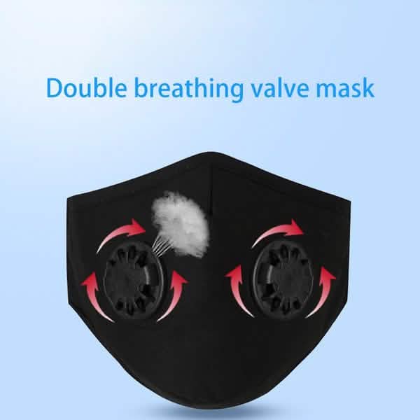 10 Stück: PM2.5-Atemschutzmaske mit Doppelatemventil