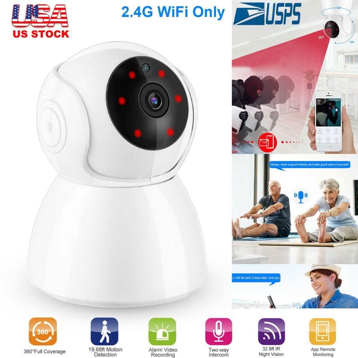 1080P WiFi IP Kamera Bewegungserkennung