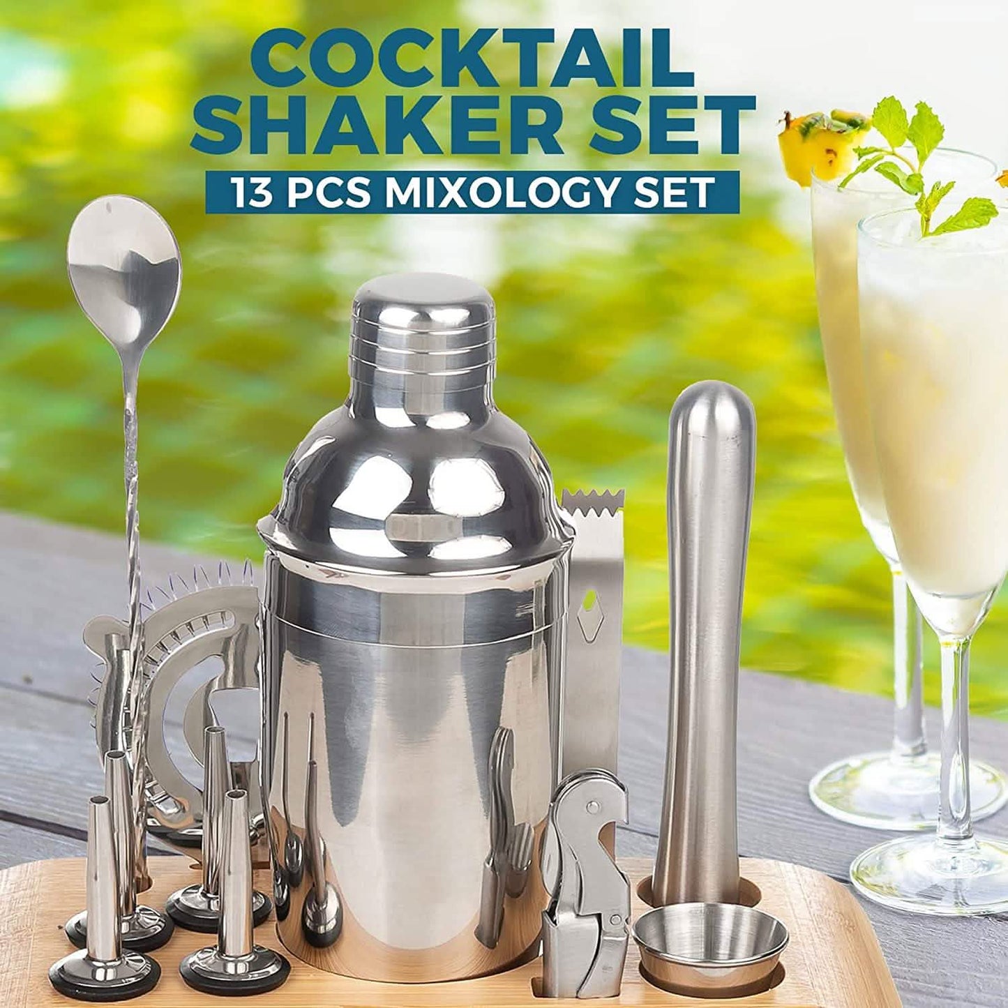 12-teilig: Cocktail-Shaker-Set