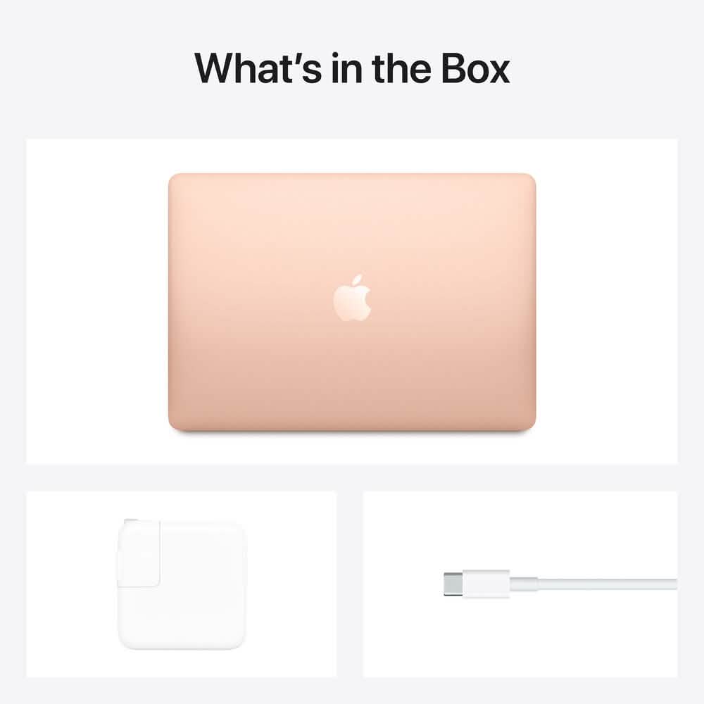 Apple 13,3" MacBook Air M1 Chip mit Retina Display – Gold (Generalüberholt/Vorführgerät)