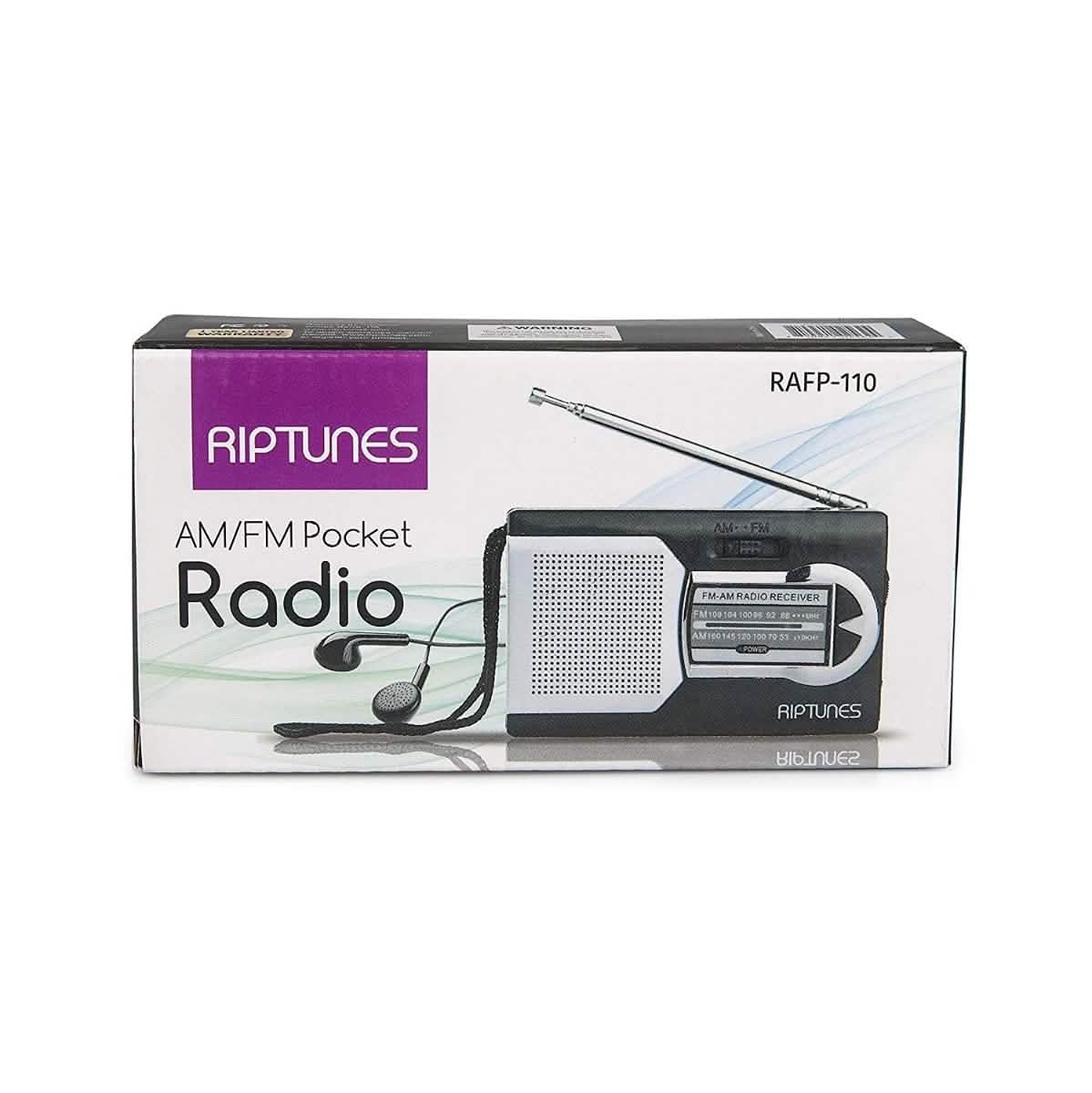 Impecca Riptunes Am/Fm Tragbares Radio mit Lautsprecher
