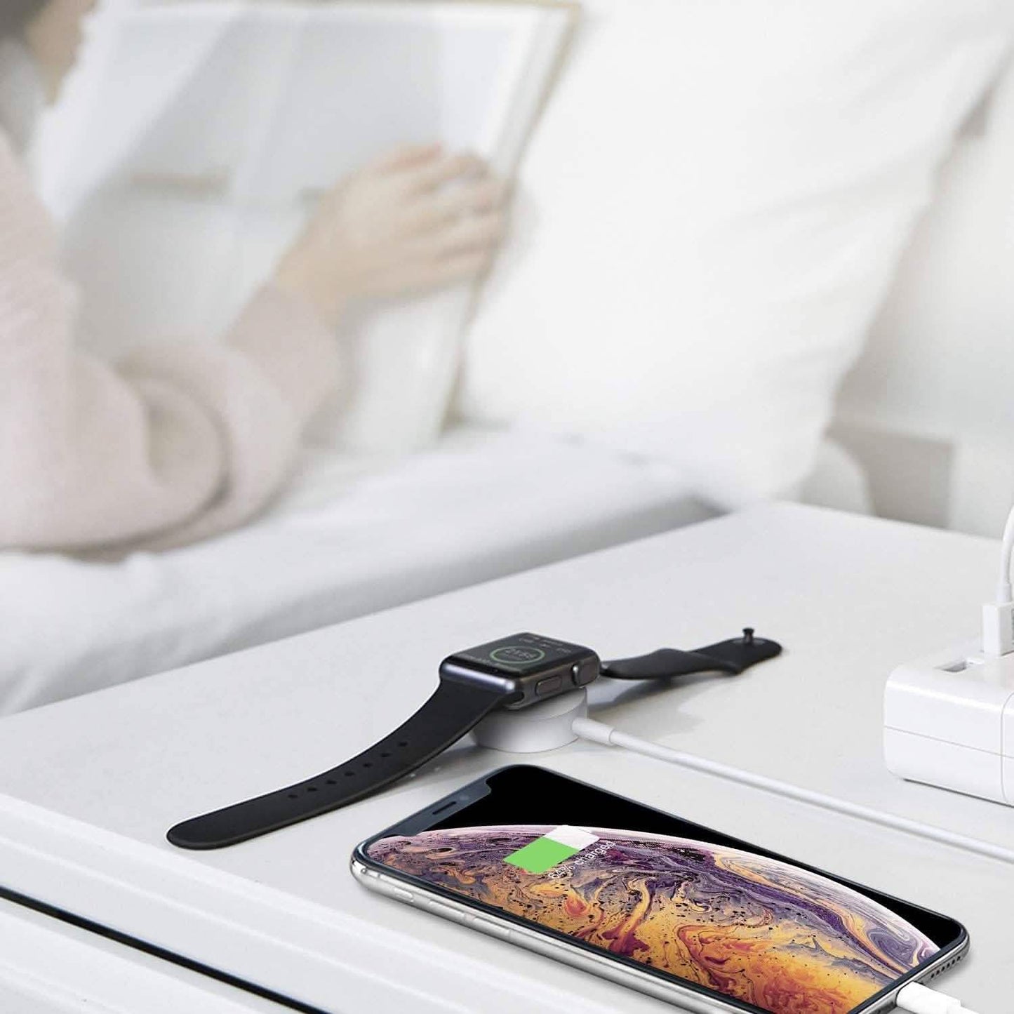 2-in-1 iPhone- und Apple Watch-Ladegerät