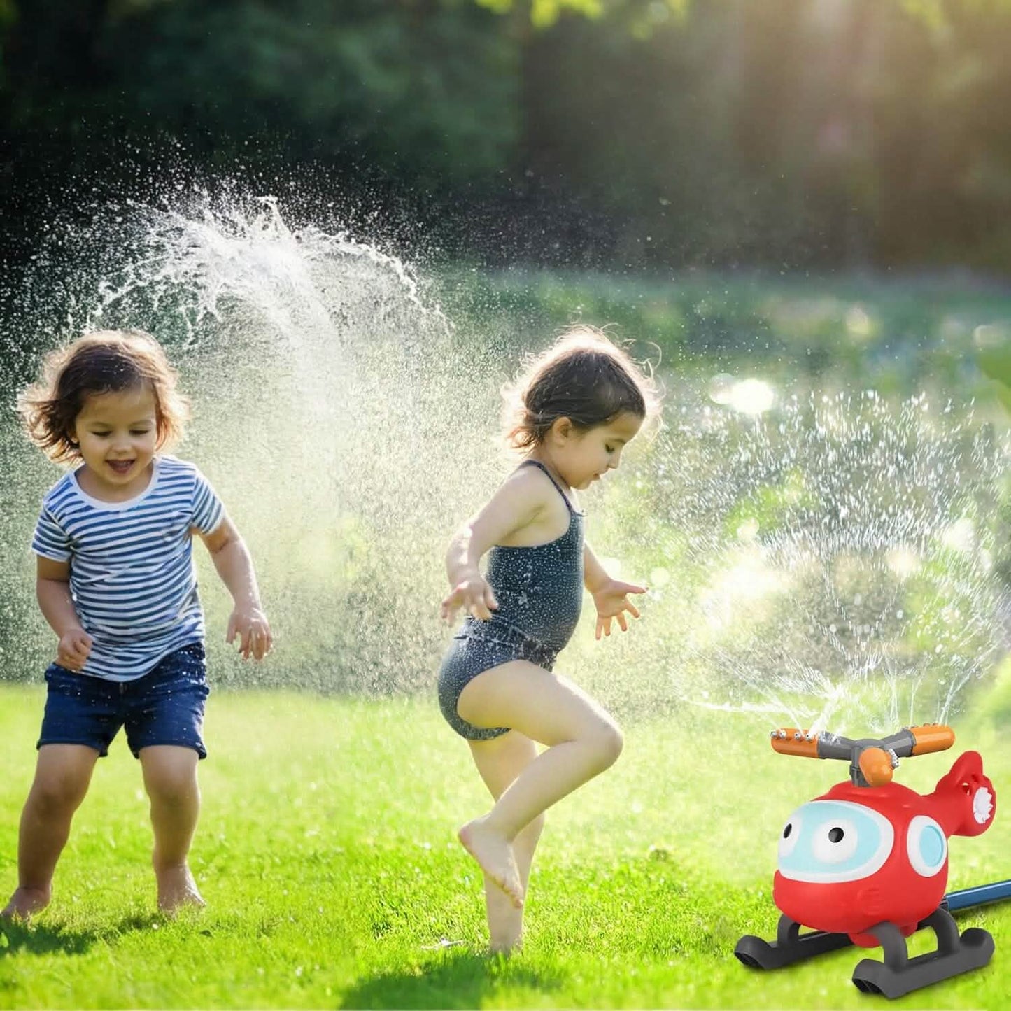 2-in-1-Wassersprenger-Baseball-Helikopterspielzeug