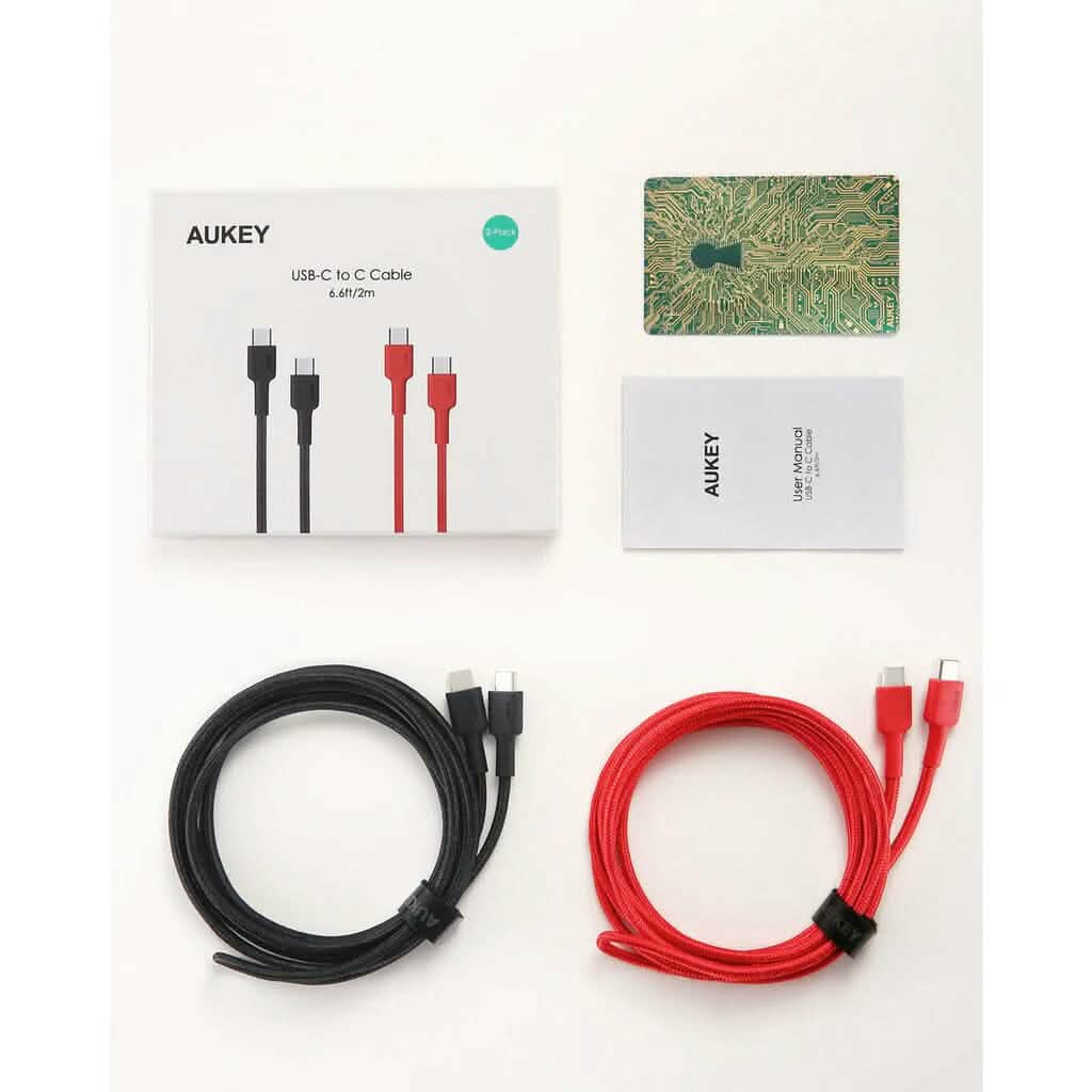 2er-Pack: 2 m CB-CD28 USB C auf USB C Kabel