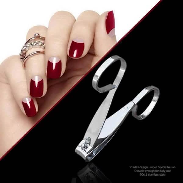 2er-Pack: Nagelschere aus Karbonstahl