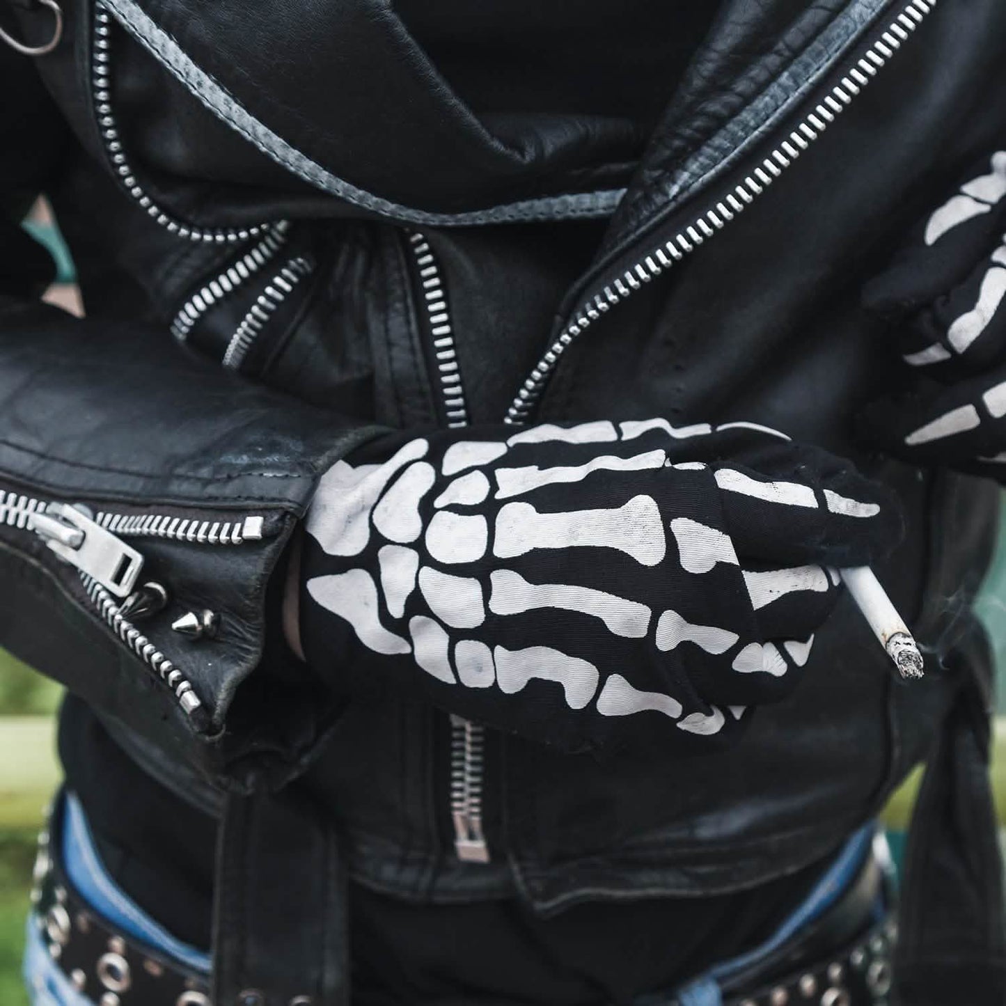 2er-Pack: Halloween Spezial-Leucht-Handschuhe