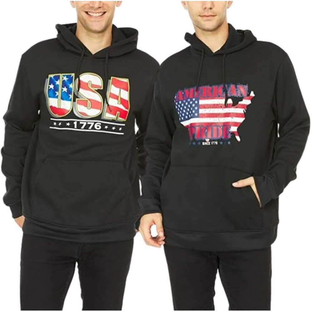 2er-Pack: Herren-Fleece-Hoodies