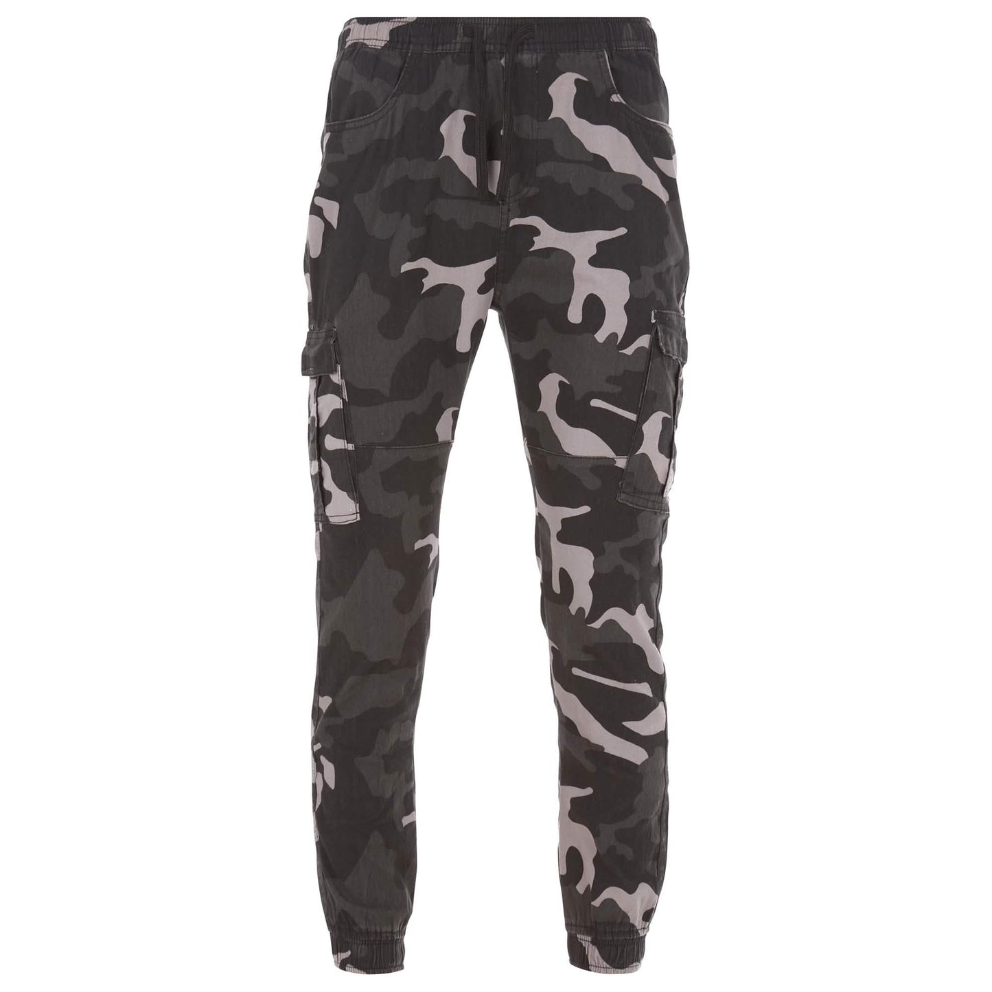 2er-Pack: Elastische Camo-Cargohosen für Herren