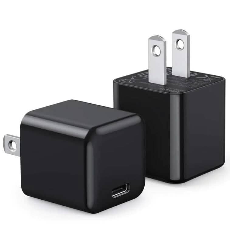 2er-Pack: Wemiss Mini 20W Schnelllade-Typ-C-Wandladegerät mit PD 3.0