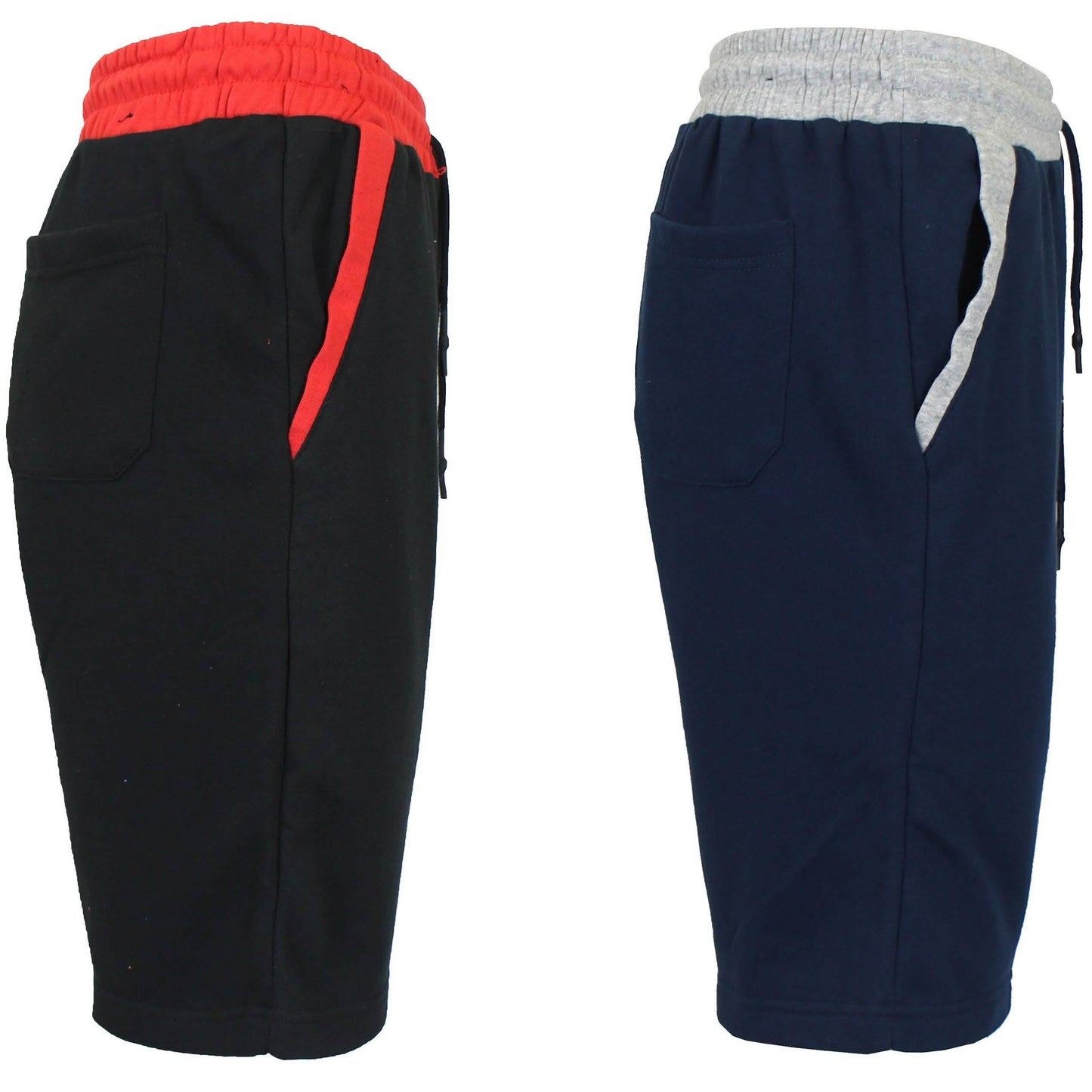 2er-Pack: Damen French Terry Jogger Sweat Shorts (Freizeit)