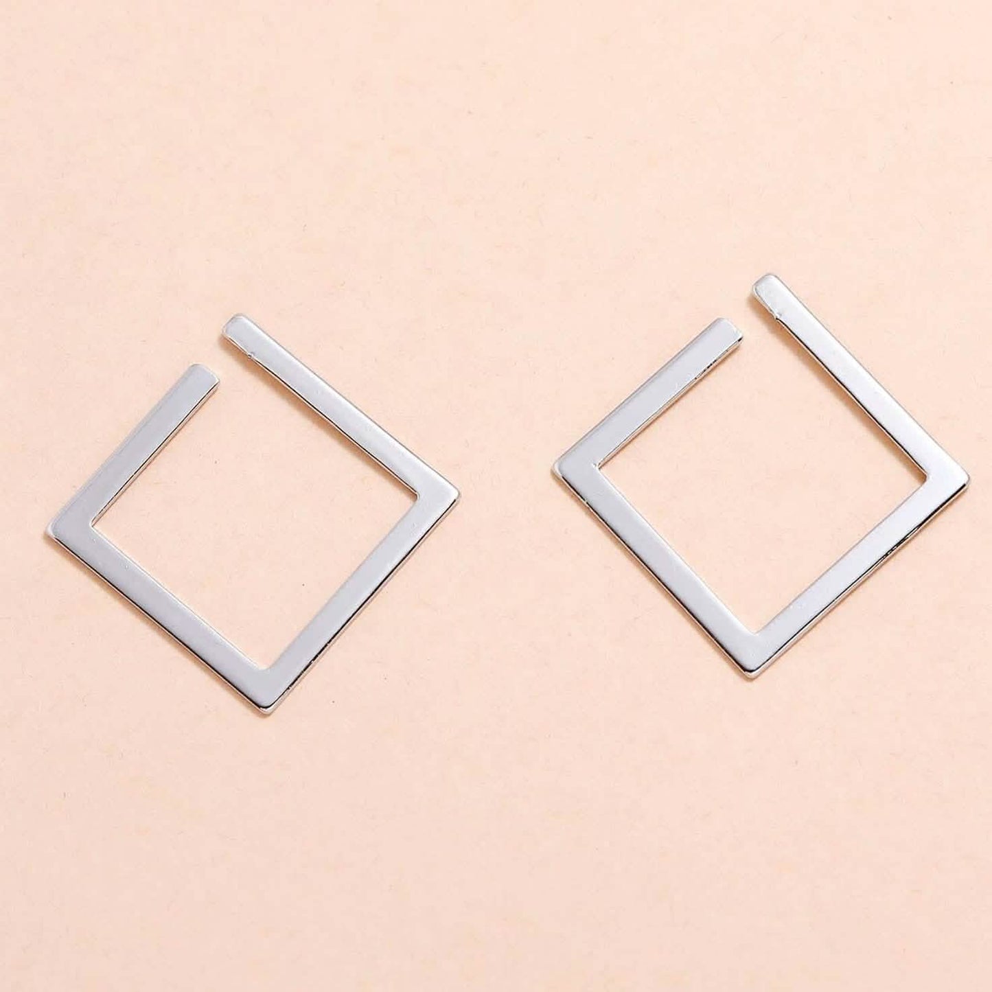 2 Paar: Minimalistische geometrische Ohrhänger