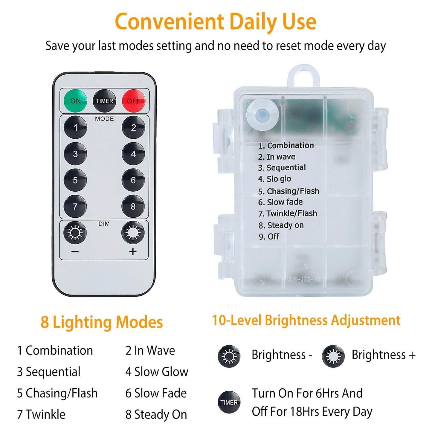 2er-Pack: 100-LED-Lichterkette