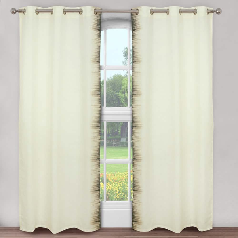 2-teiliges Set: Globaler Fensterpaneel-Paar