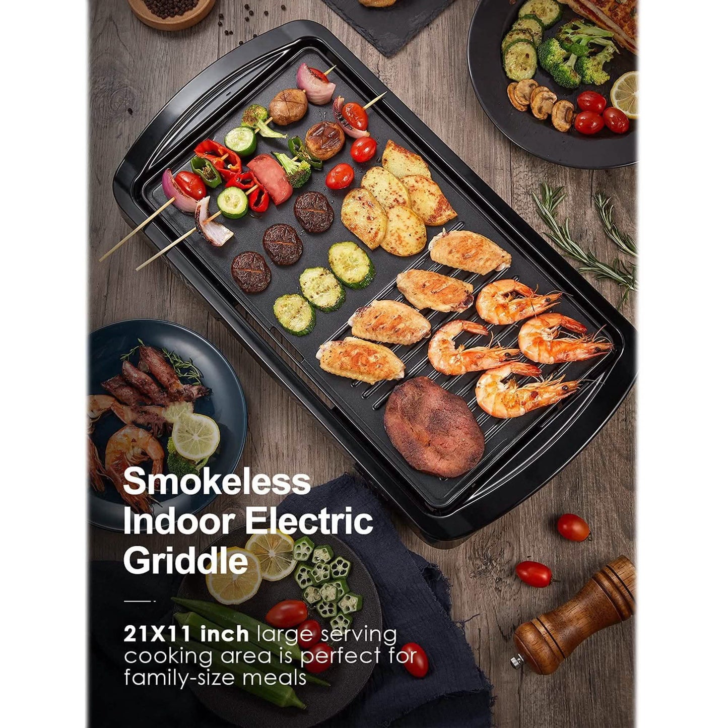 20-Zoll-Antihaft-Elektrogrillplatte