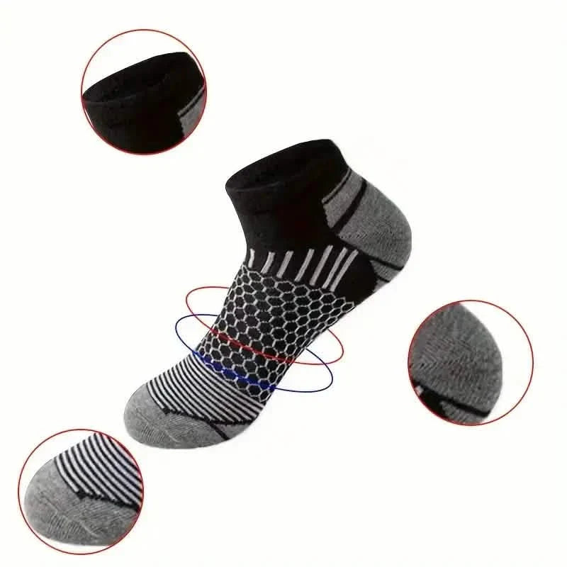 20 Paar: Herren Outdoor Farblich Passende Socken in Knöchelhöhe