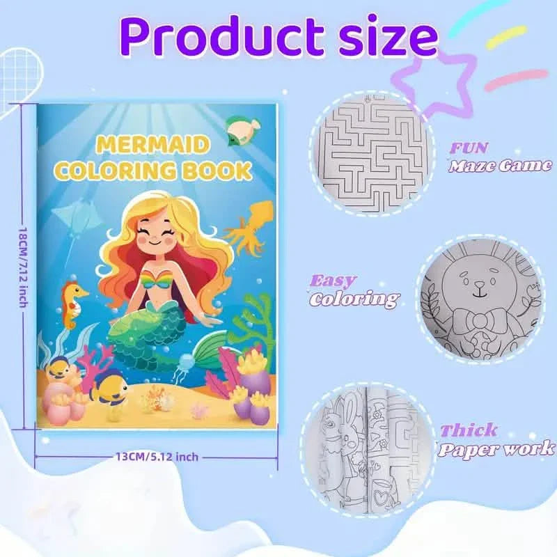 26er-Pack: Malbücher für Kinder von 4–8, 8–12 Jahren, Gastgeschenke für Geburtstagsfeiern