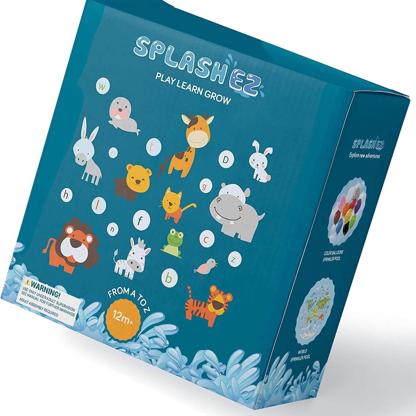 3-in-1-Wasserspielmatte mit Fontäne für Kinder