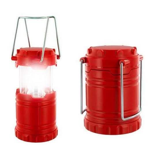 3er-Pack: Zusammenklappbare Mini-Laterne mit ultrahellem LED-Licht