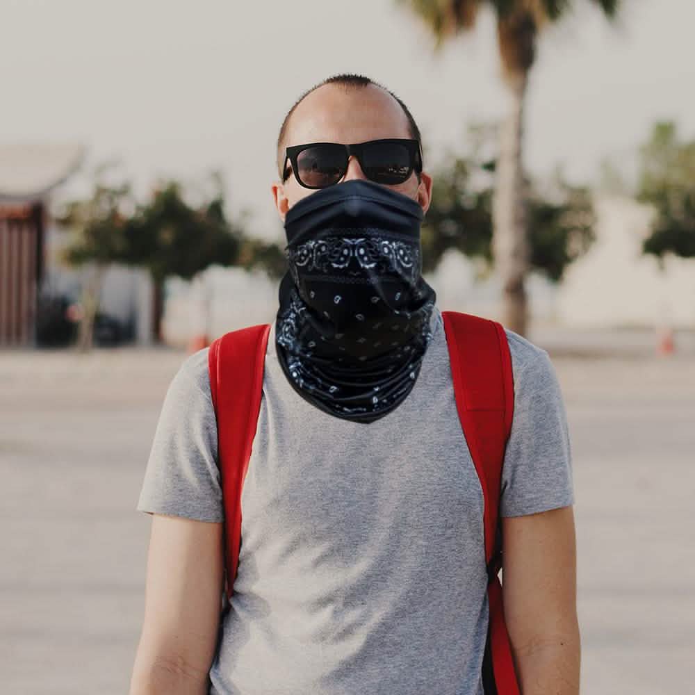 3er-Pack: Stirnband, Bandanas, Schal, Halswärmer, Kopftuch, Multifunktions-Schlauchschal