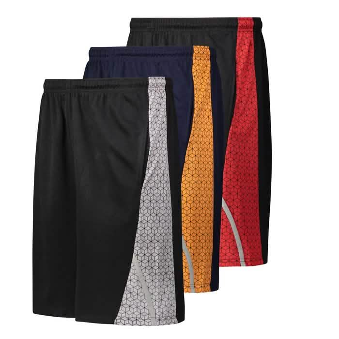 3er-Pack: Feuchtigkeitsableitende Performance-Shorts für Herren