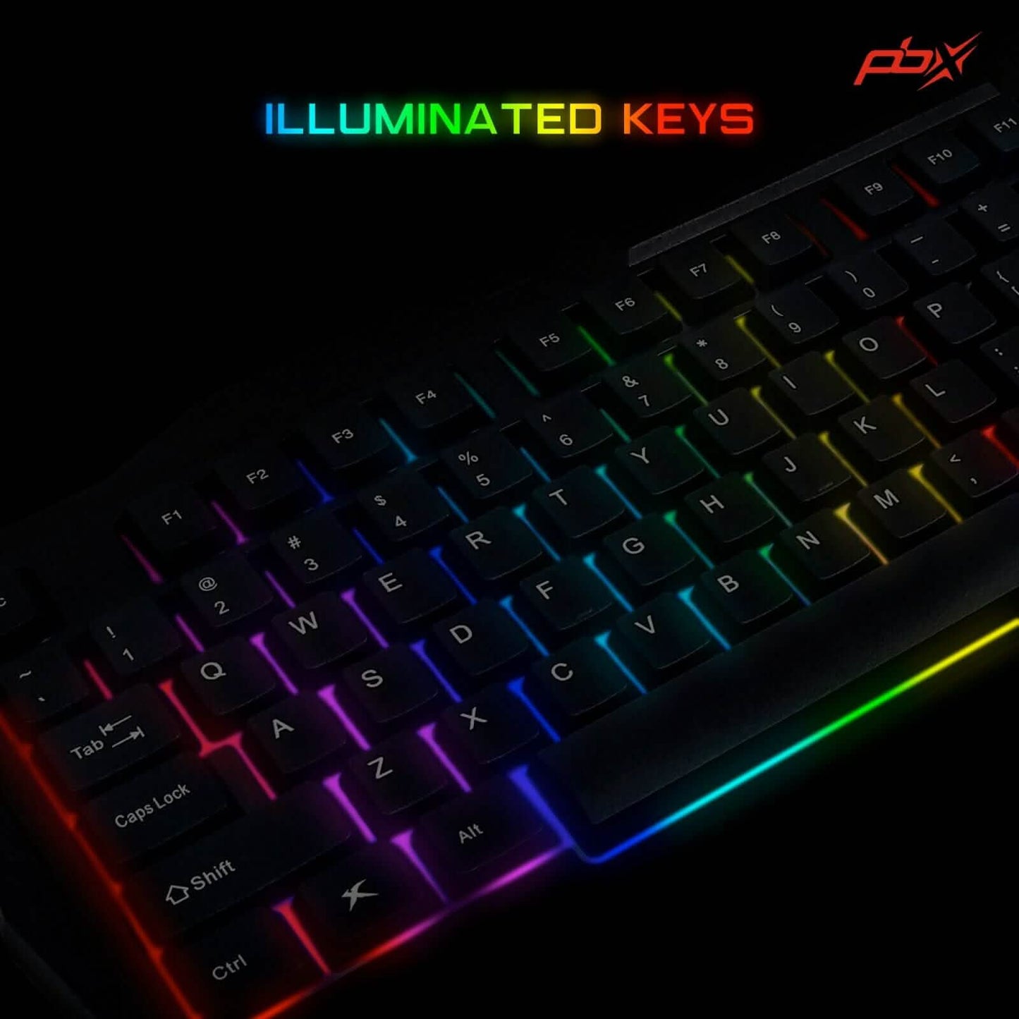 3er-Pack: PBX Slayer Pro Gaming Zubehör – Tastatur, Computermaus und Mauspad
