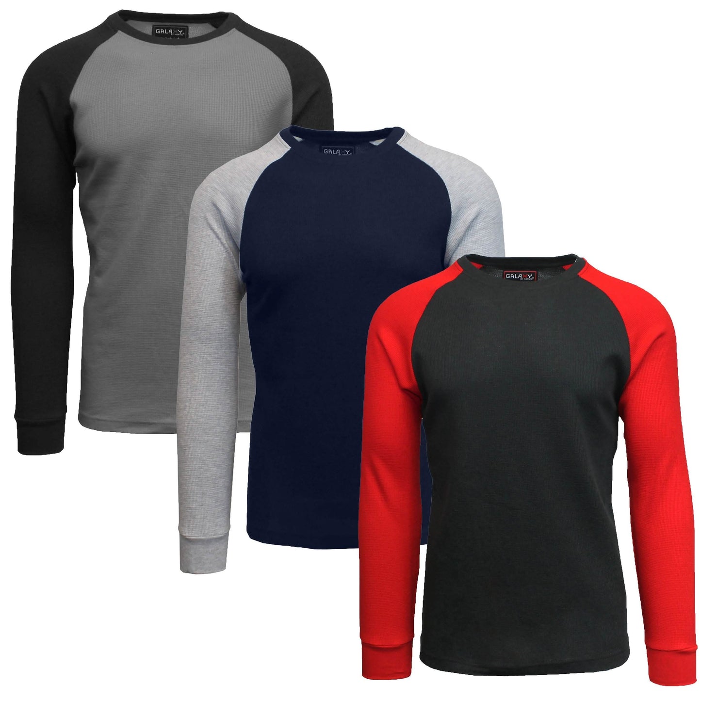 3er-Pack: Raglan-Thermohemd