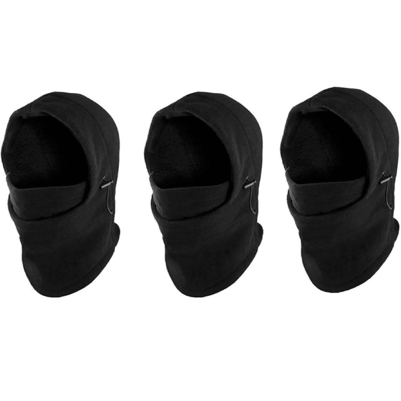 3er-Pack: Unisex Fleece-Sturmhaube Wintermütze