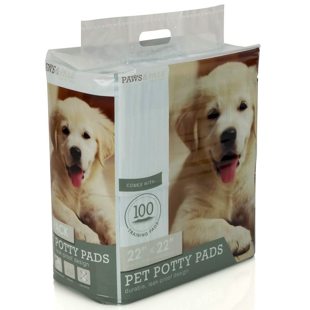 30er-Pack: Paws & Pals Welpen-Urinalmatten für das Toilettentraining, auslaufsicher