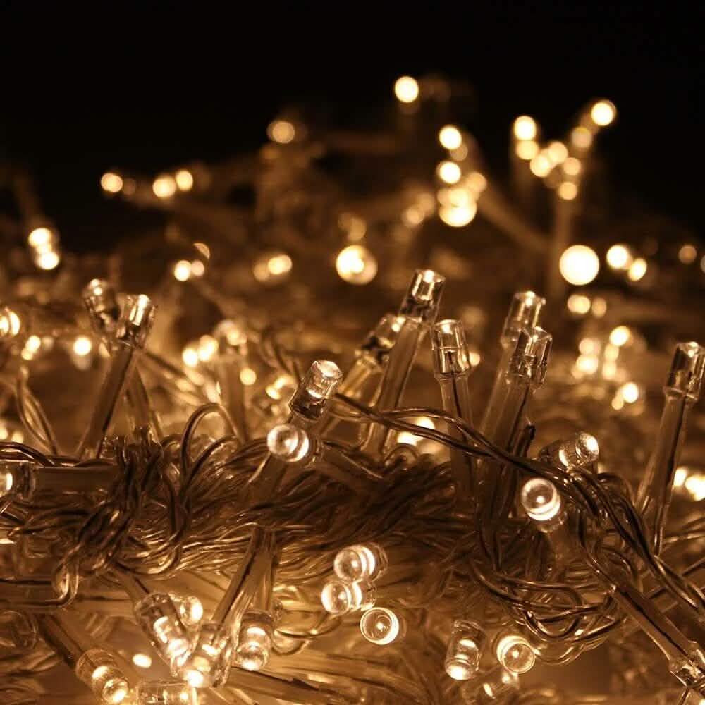 300 LED Outdoor Lichterkette Fee Hochzeit Vorhang Licht Party Deko