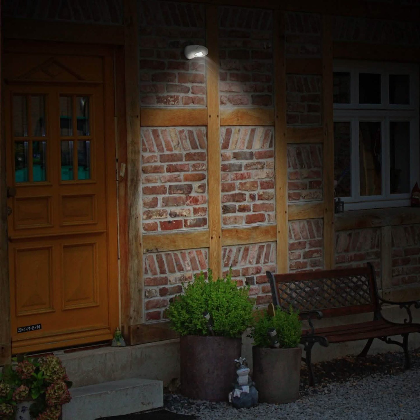 360°-LED-Nachtlichter mit Sensor, kabellos