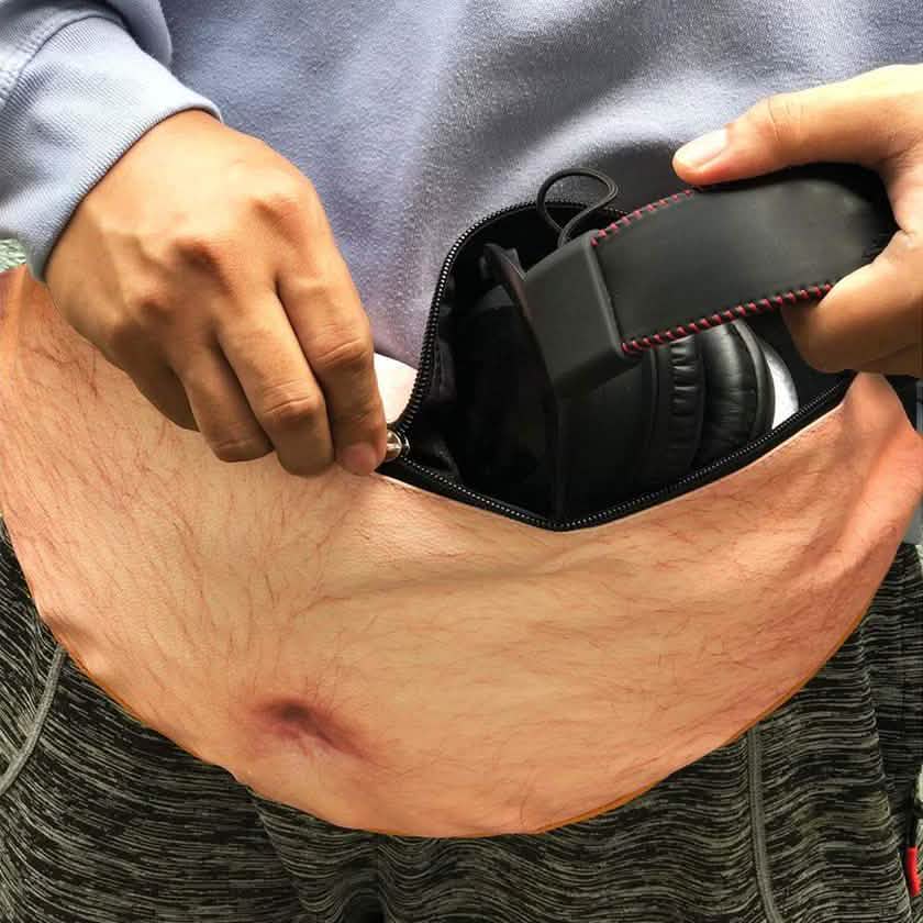 3D Bierbauch-Gürteltasche und Top-Streichgeschenk Reise-Tragetasche
