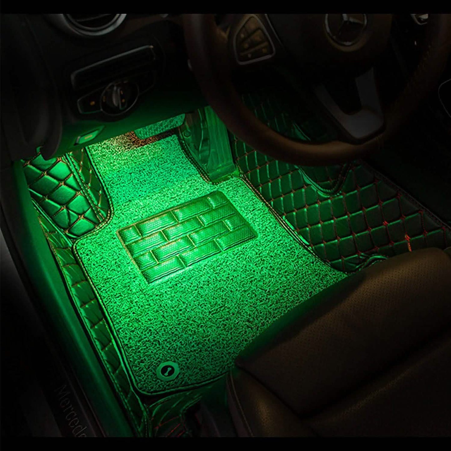 4-teilig: 36 LEDs 12V Auto Ambientebeleuchtungsstreifen
