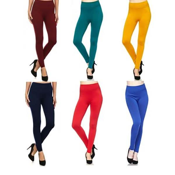 5er-Pack: Fleece-Leggings für Damen in Premiumqualität