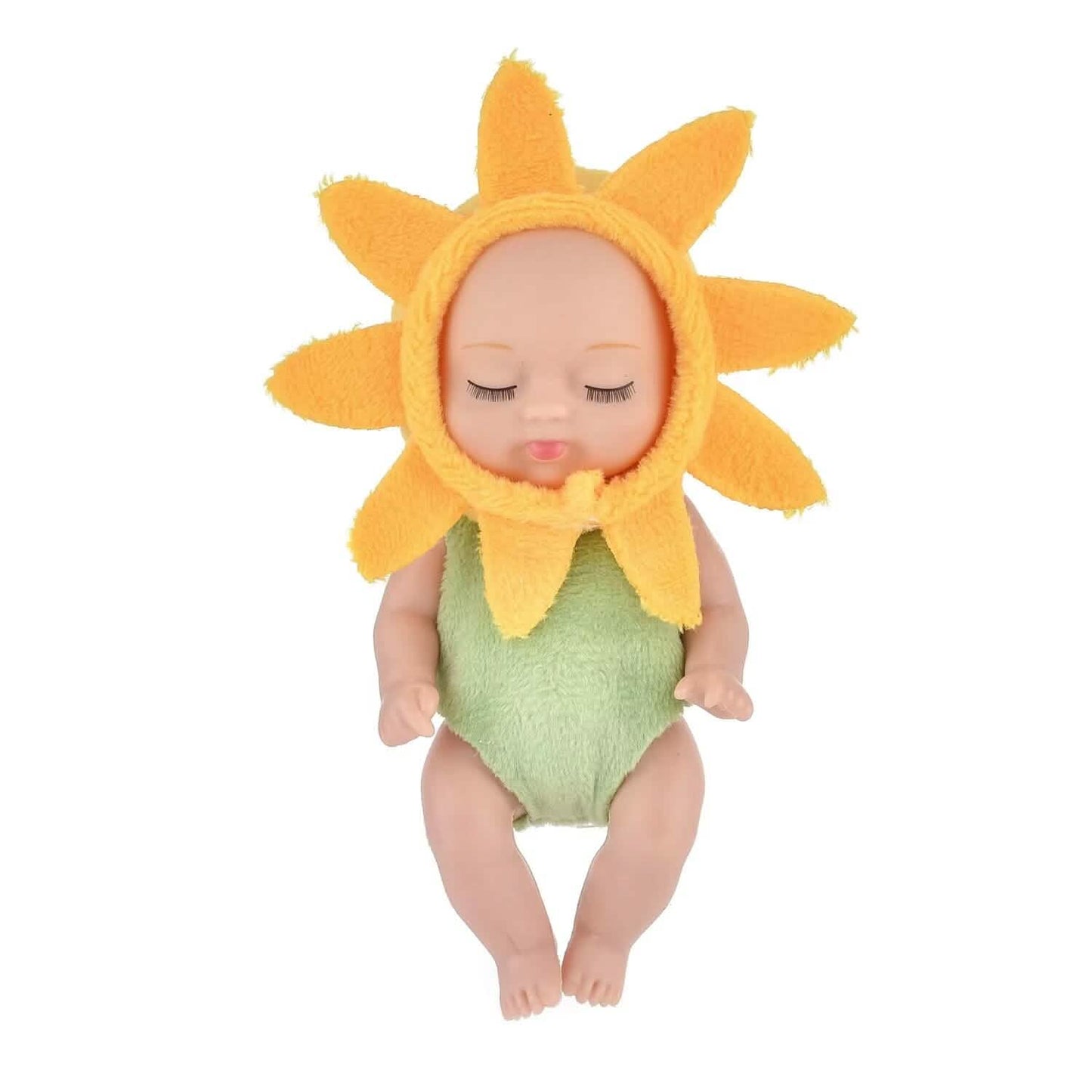 6-teiliges Set: Schlafende Puppe Prinzessin Mädchen Spielzeug Geschenkbox Niedliche Kostümform-Puppe
