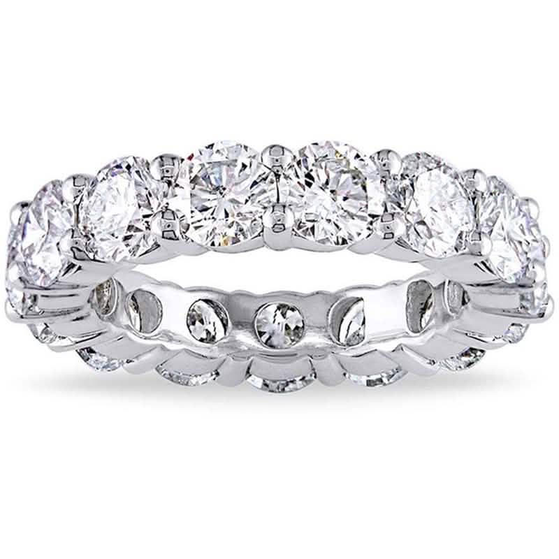 6,00 CTTW Zirkonia-Eternity-Ring – verschiedene Größen