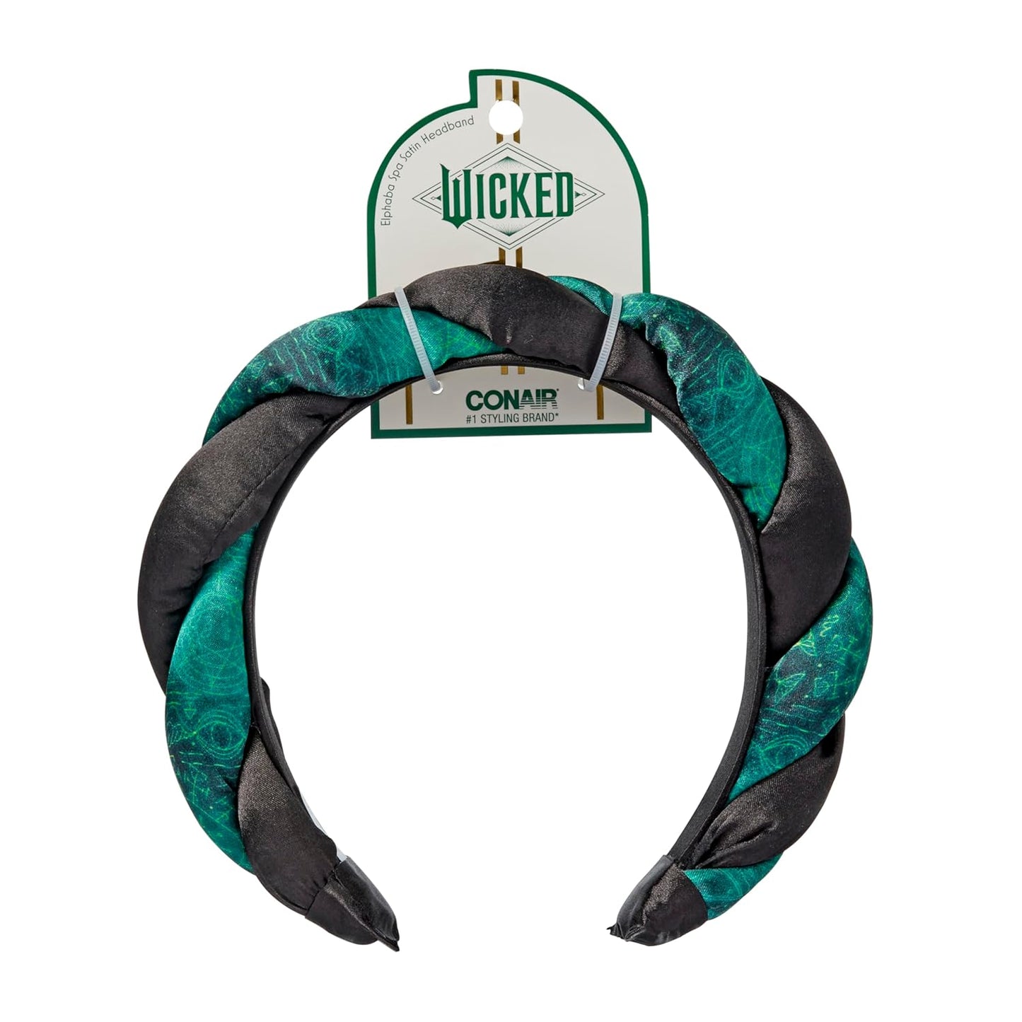 Elphaba Satin-Spa-Stirnband mit Twist