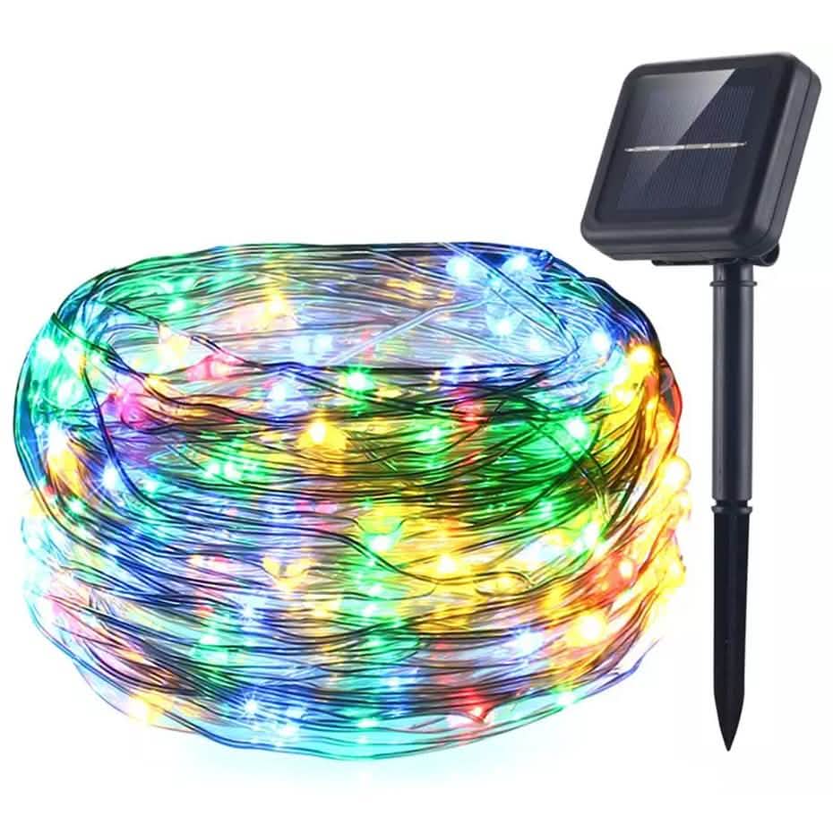 22 m 200 LED wasserdichte Lichterkette mit 8 Modi für den Garten