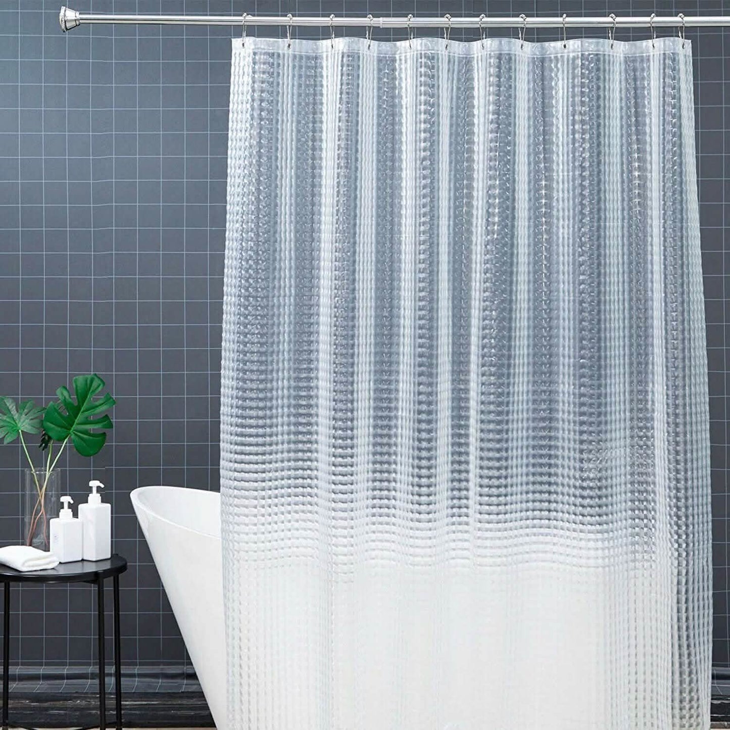 72 Zoll FITNATE EVA Duschvorhang-Inliner, transparent