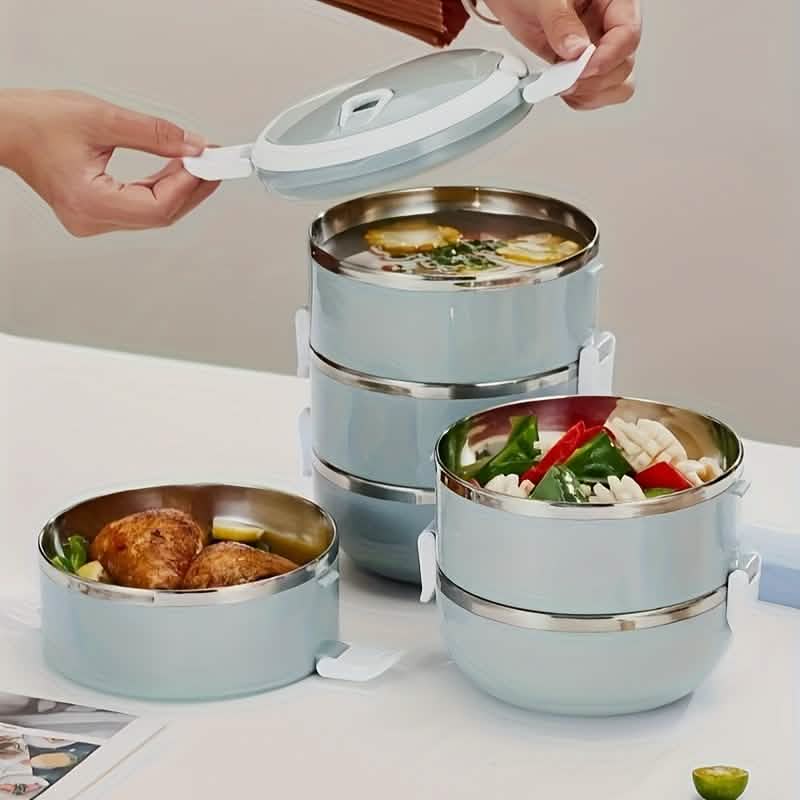 Isolierte Bento-Brotdose aus Edelstahl – 2/3/4-lagig