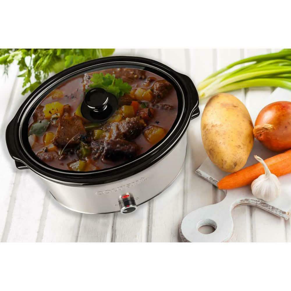 8,5 Quart Edelstahl Slow Cooker mit Temperatureinstellungen