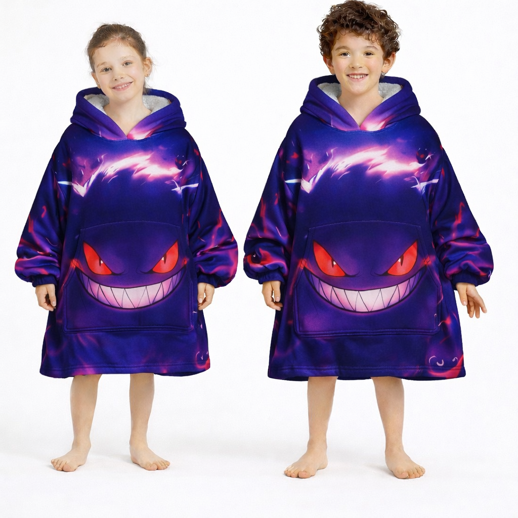 Gengar tragbarer Deckenpullover für Kinder & Erwachsene
