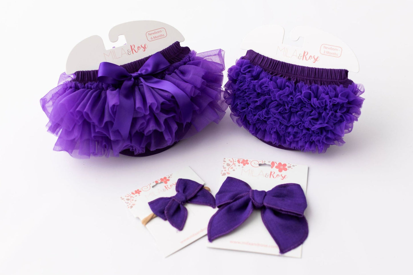 Lila Rüschen-Tutu-Bloomer