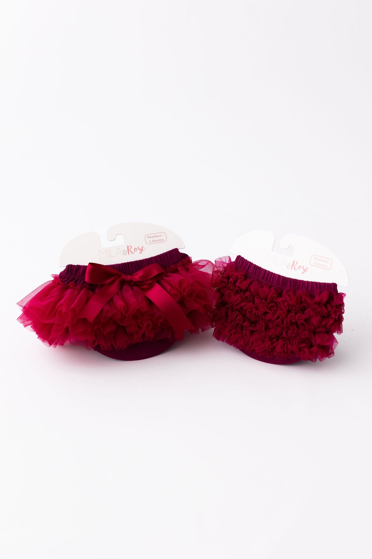Maroon Rüschen-Tutu-Bloomer