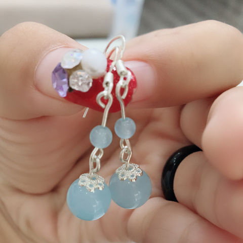 Natural Woman Gems Kugelperlen-Ohrhänger