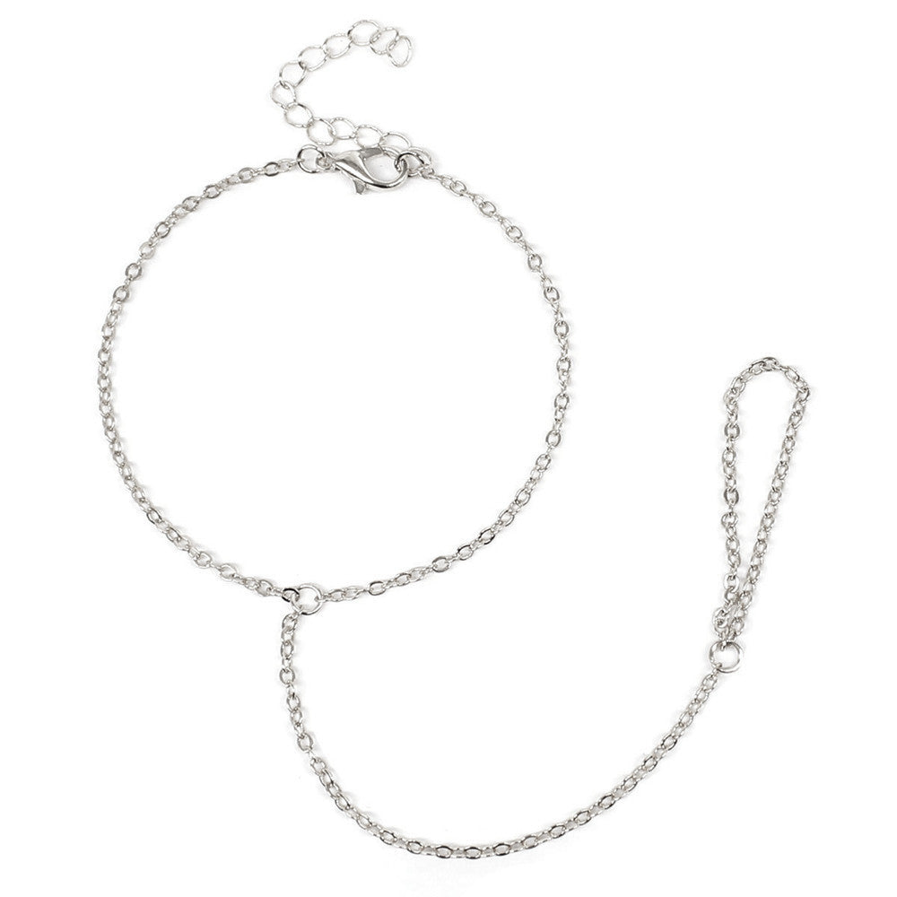 Einfache Fußkettchen Zehen-Fußkettchen Schmuck