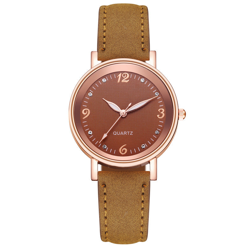 Leuchtende Damenuhren mit Lederarmband und im Casual-Look