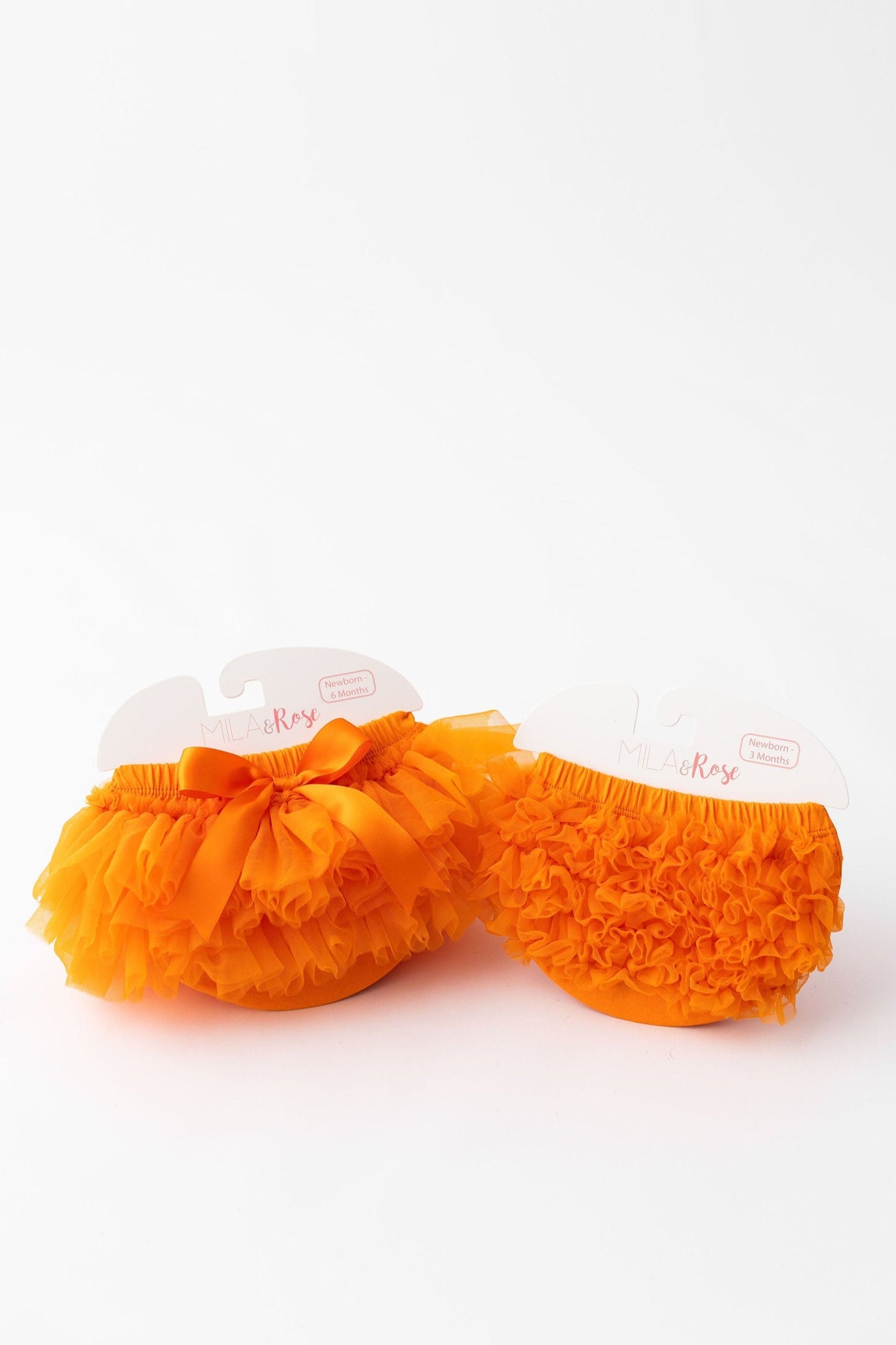 Orange Rüschen-Pumphose