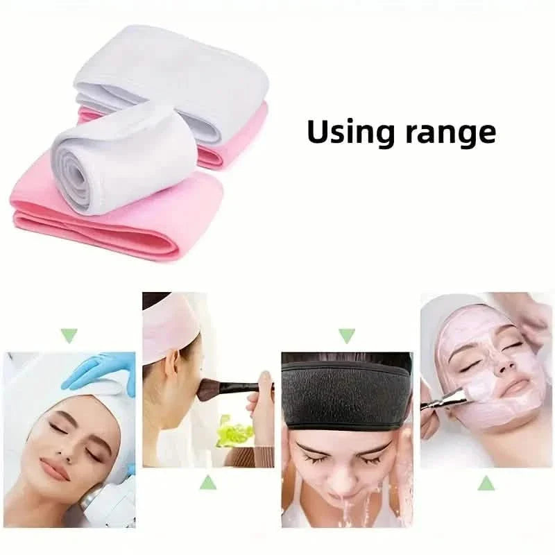 Verstellbares Haarband für Damen – weich, rutschfest, ideal für Make-up, Gesichtswäsche, Yoga und Laufen